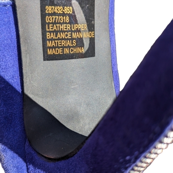 Collin Stuart Leather Zipper Platform Stilletto Heal Boots - Picture 3 of 8